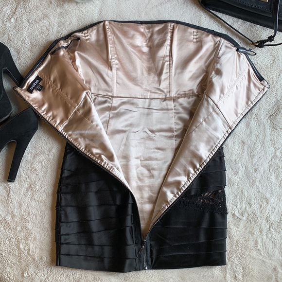 Bebe Strapless Dress - Picture 3 of 4